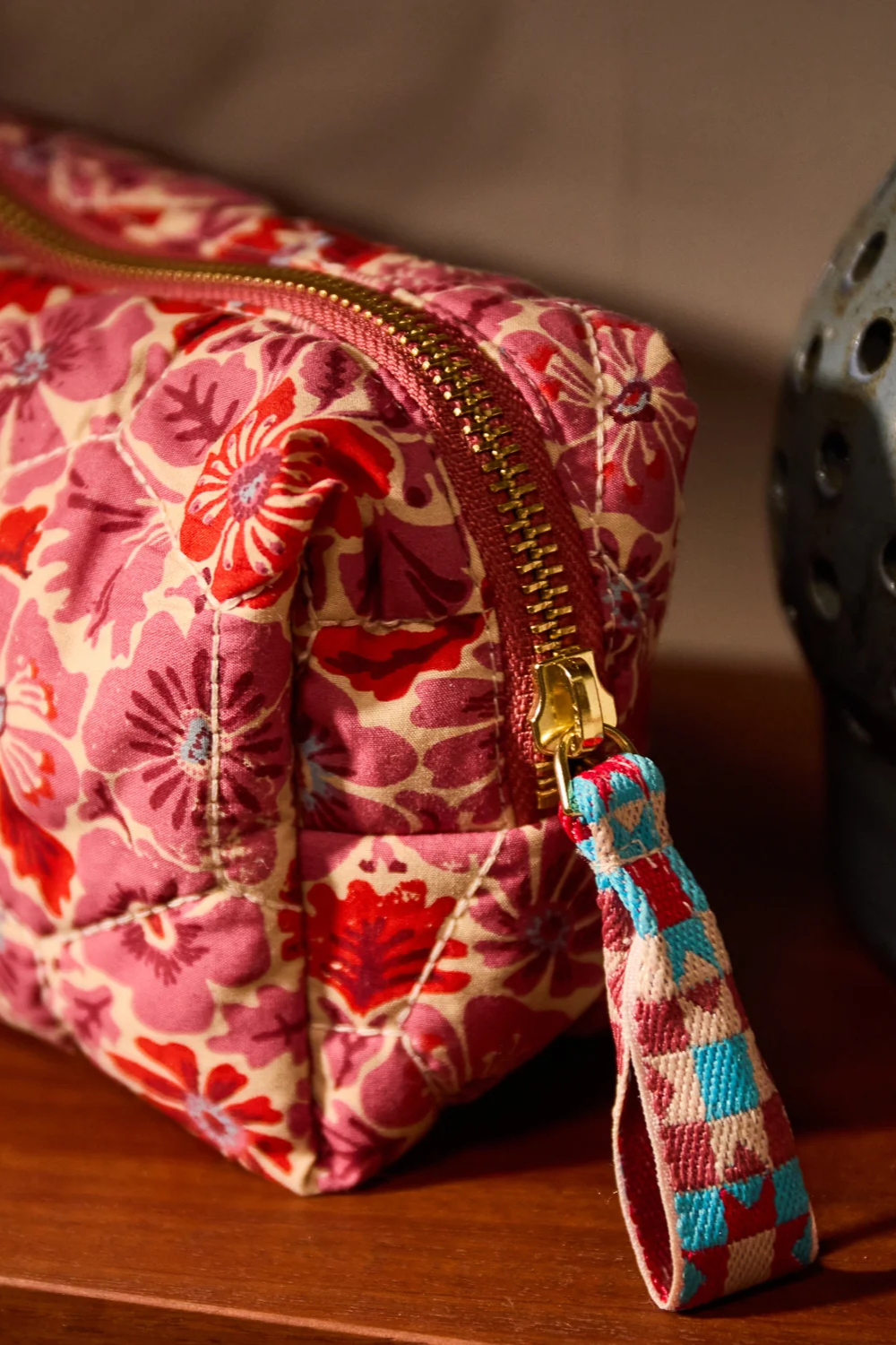 Magnolia Travel Pouch - Poppy