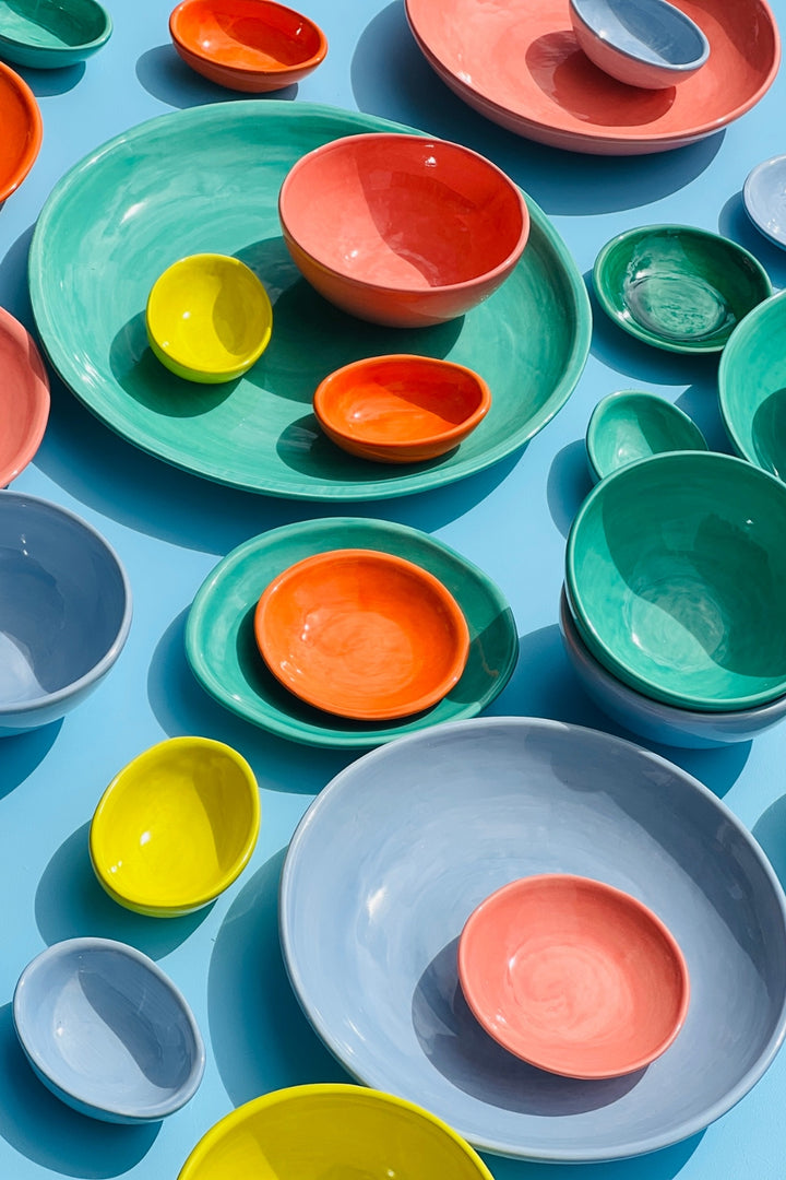 OVAL SPICE DISH FLAMINGO