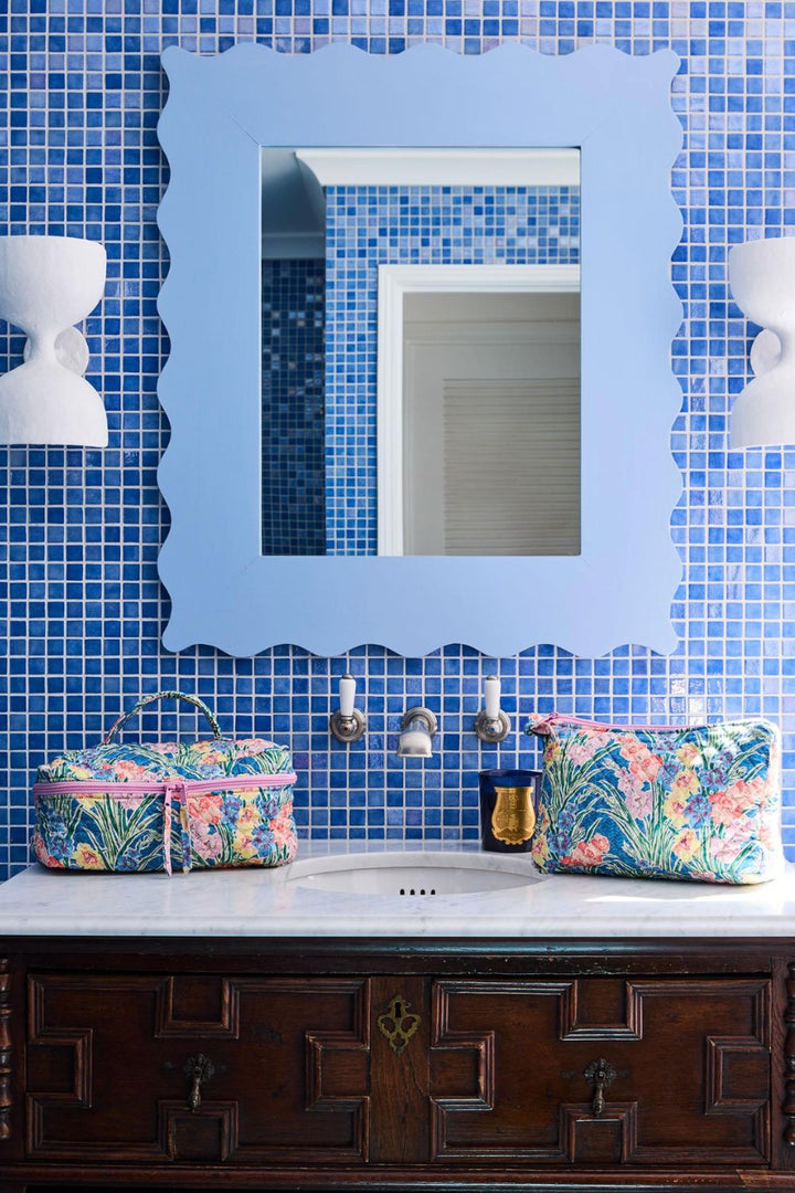 Kip&Co x Anna Spiro Gladiolus Quilted Cotton Toiletry Case One Size