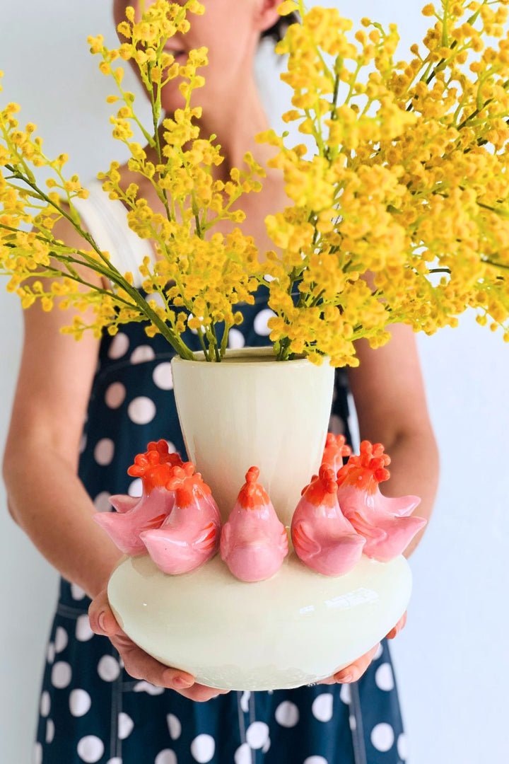 Hen Vase