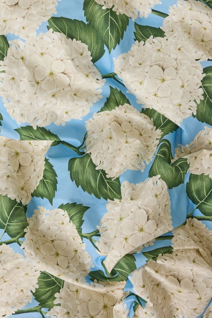 Hydrangea Blue Organic Cotton Pillowcases 2P Standard Sets