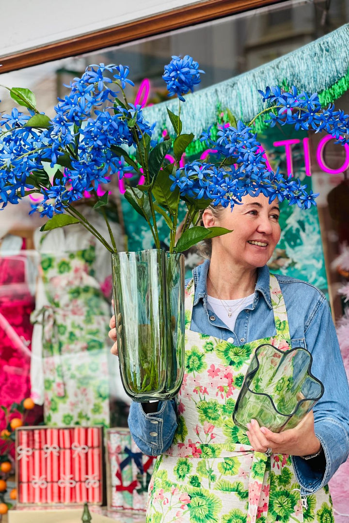 MIRANDA GLASS VASE: MINT / SMALL - Crate Expectations