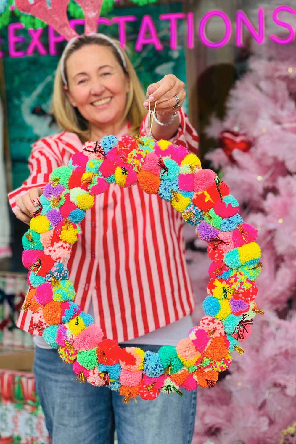 POM POM WREATH