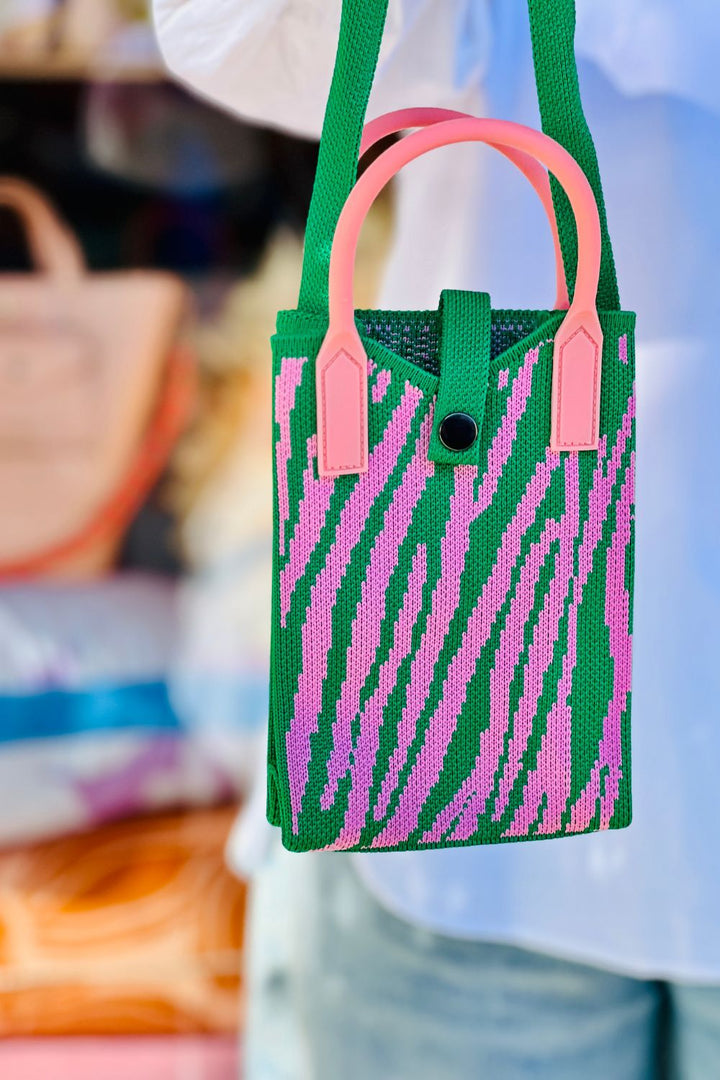 Micro Walker- Pink and Green Zebra
