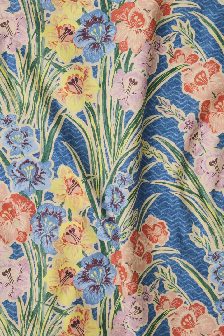 Kip&Co x Anna Spiro Gladiolus Organic Cotton Fitted Sheet