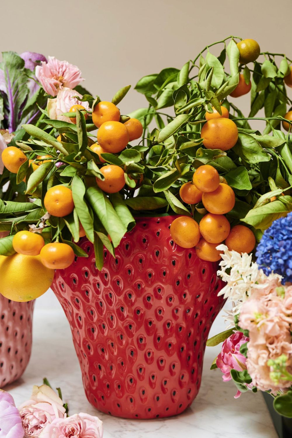 Strawberry Vase One Size