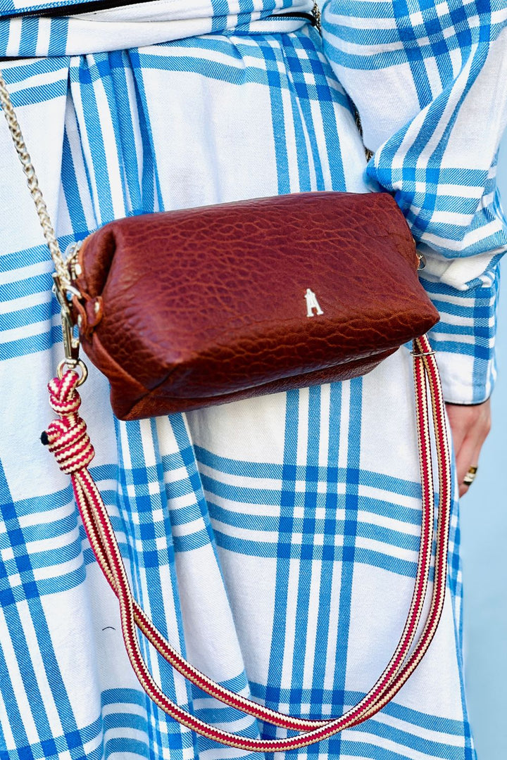 NUAGE BAG HAVANA (STRIPE STRAP)