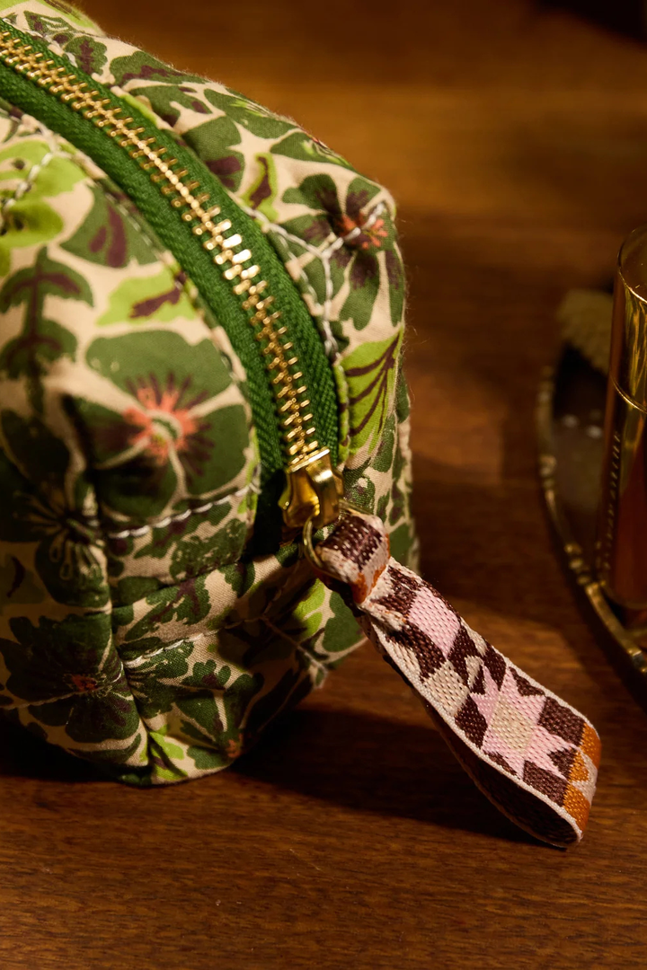 Magnolia Travel Pouch - Cactus Green