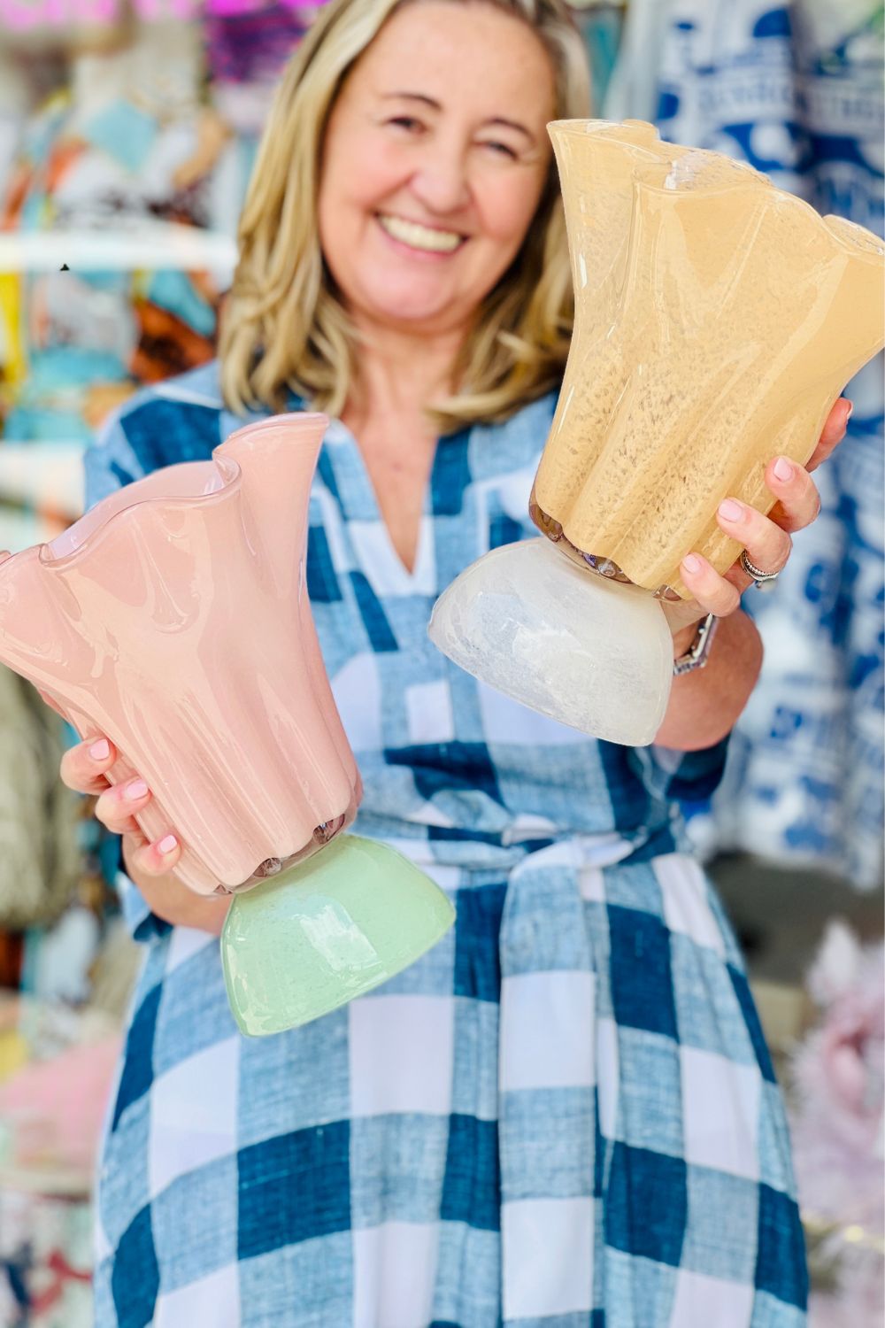 Valentina Vase Large Tan