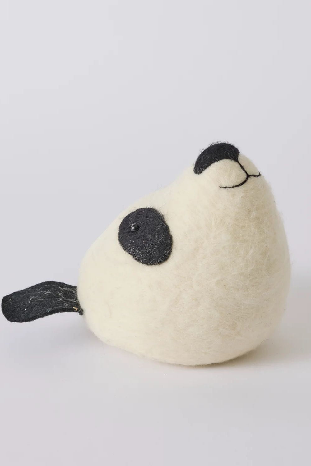 Panda Felted Animal Wall Mount