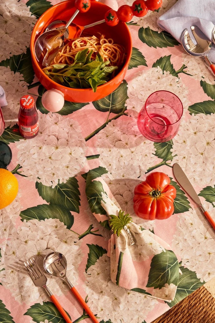 Hydrangea Pink Tablecloth