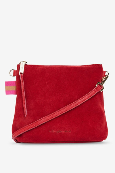 Alexis Crossbody - Red Suede