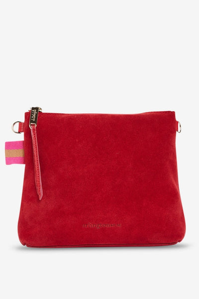 Alexis Crossbody - Red Suede