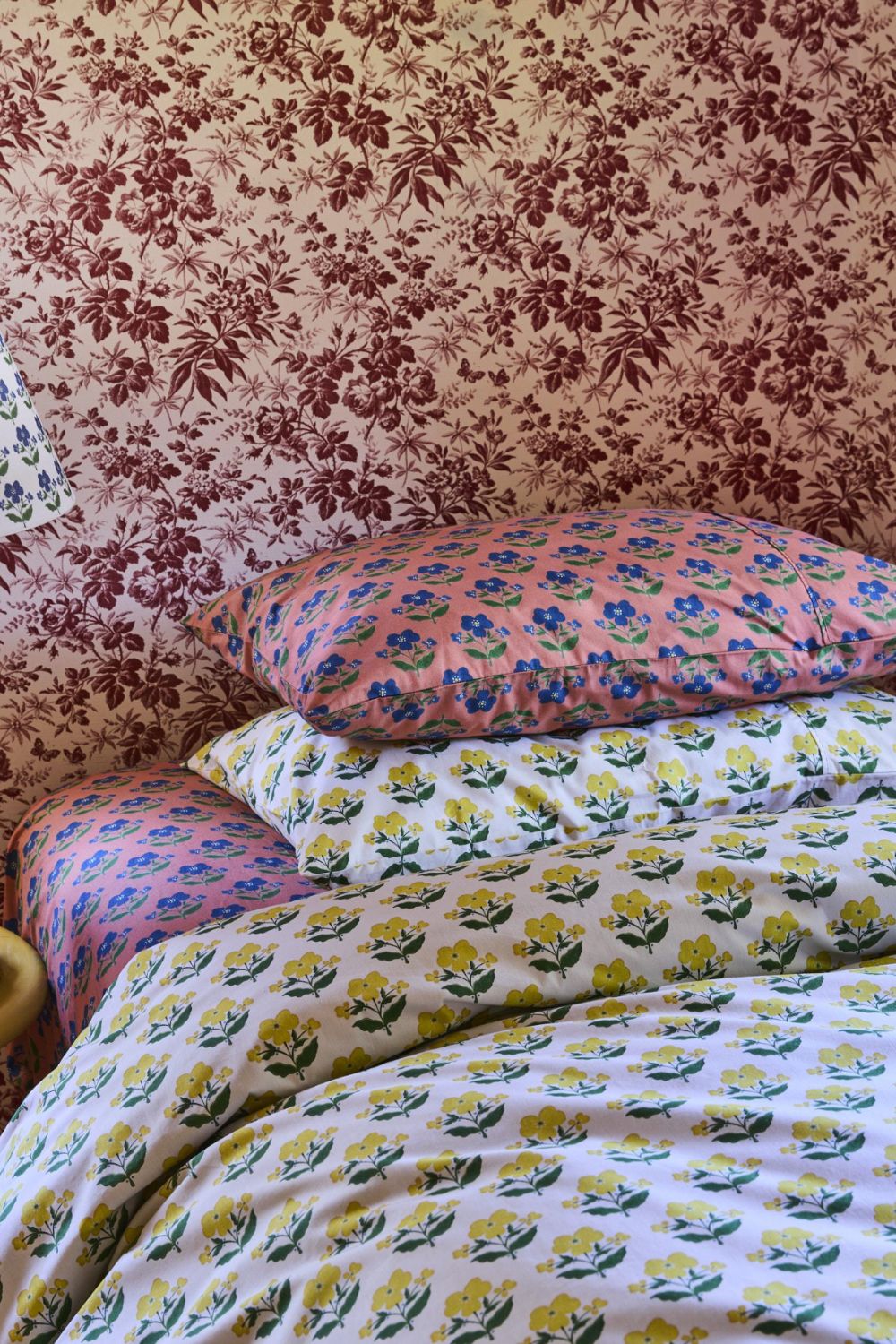 Kip&Co x Anna Spiro Indian Summer Rose Organic Cotton Pillowcases 2P Standard