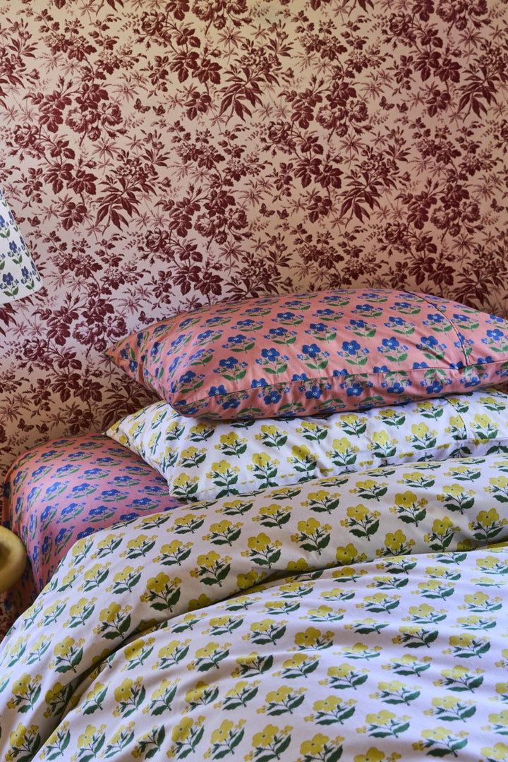 Kip&Co x Anna Spiro Indian Summer Rose Organic Cotton Pillowcases 2P Standard