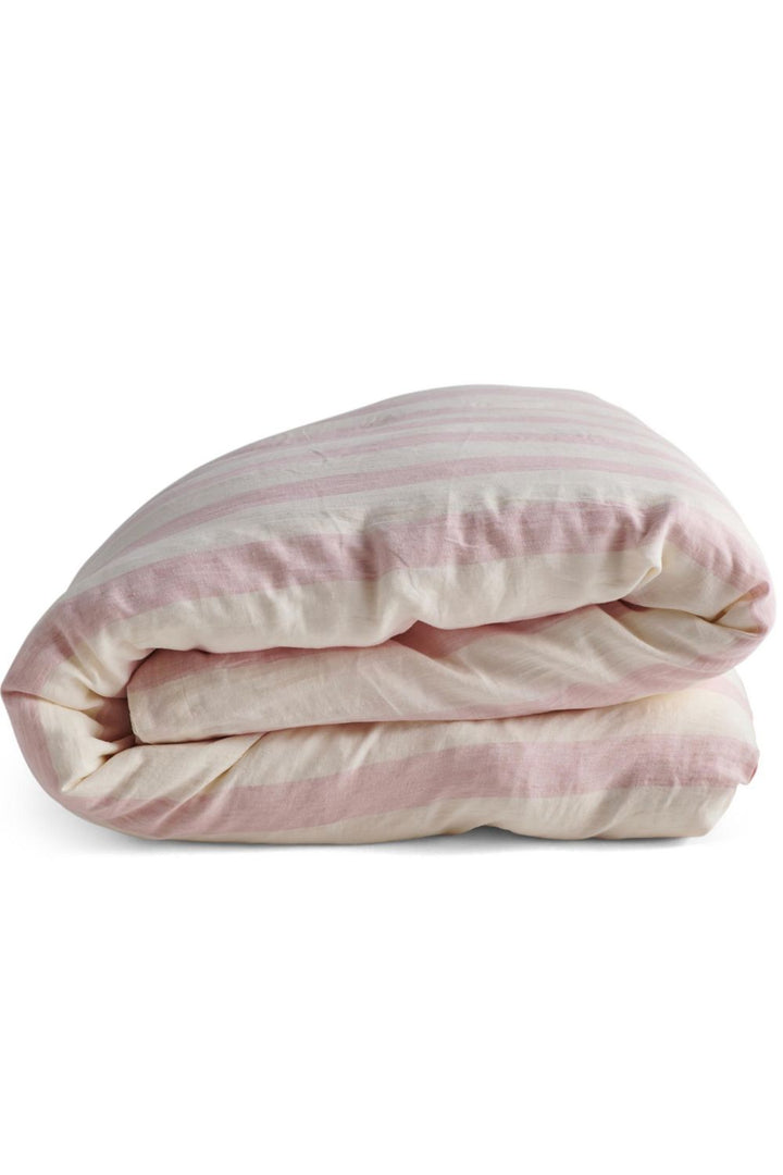 Candy Stripe Linen Quilt Cover