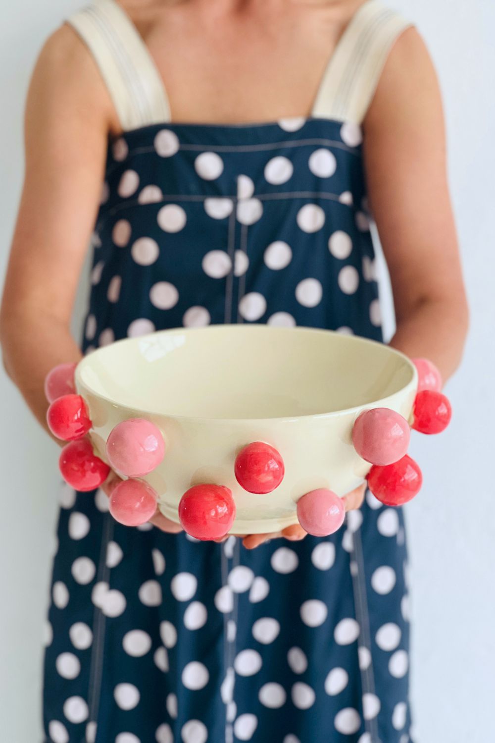 Bubble Bowl-Red and Pink
