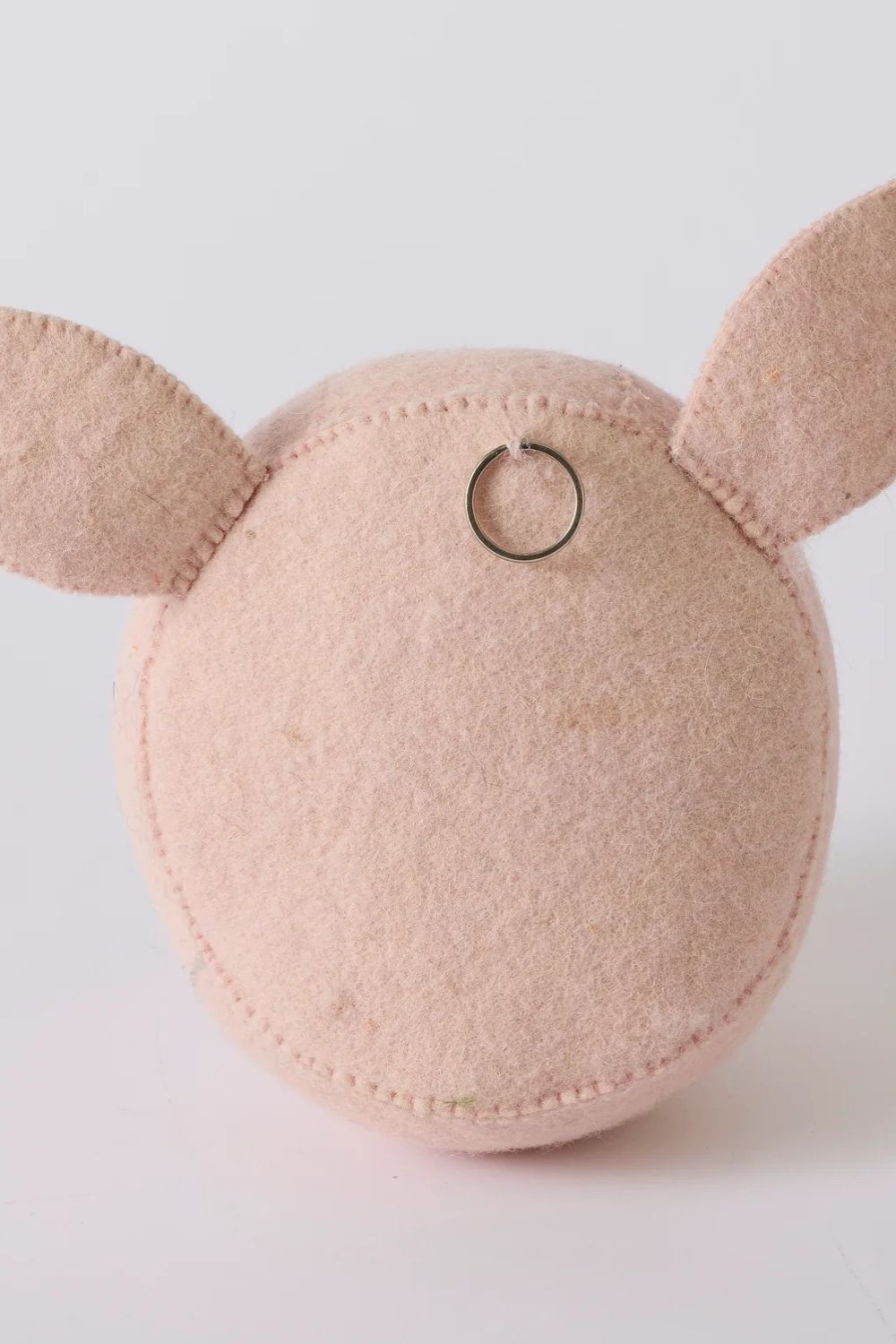 Pig Felted Animal Wall Mount