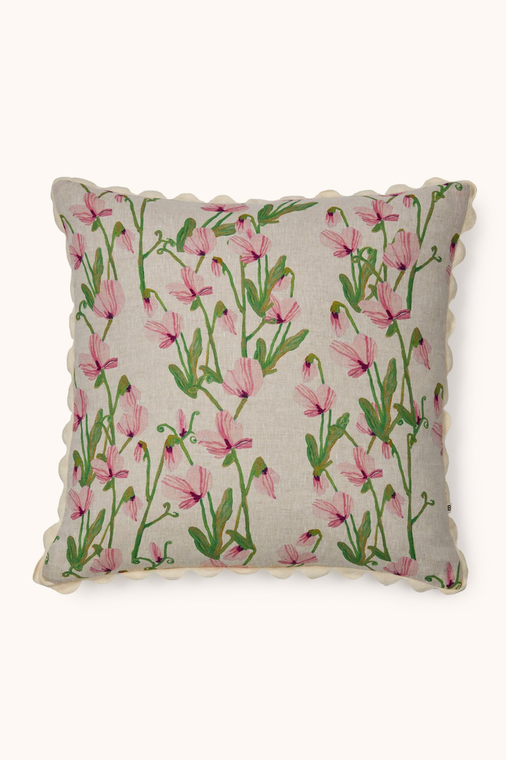 Sweet Pea Pink 60cm Cushion