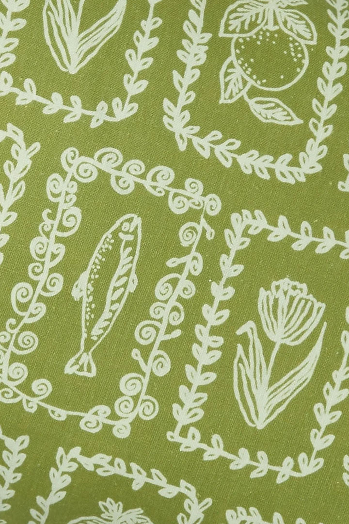 Petra Sage Linen Cushion
