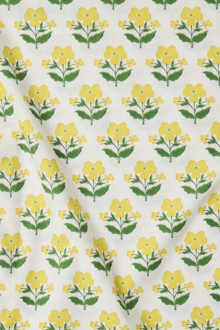 Kip&Co x Anna Spiro Indian Summer Yellow Organic Cotton Quilt Cover