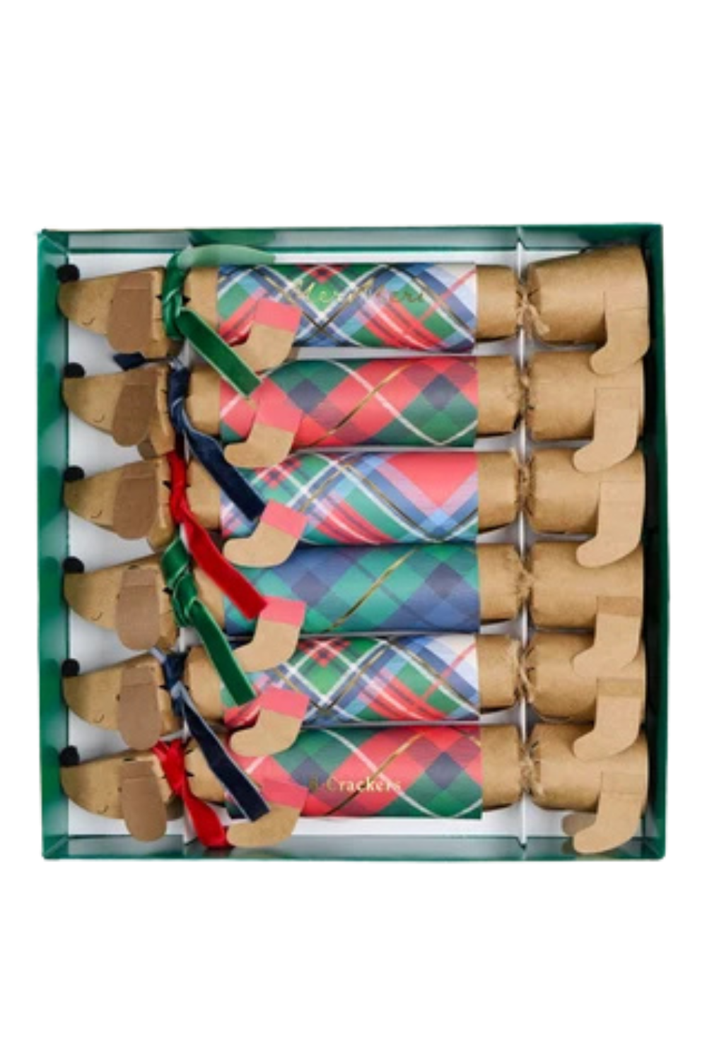 Plaid Sausage Dog Crackers