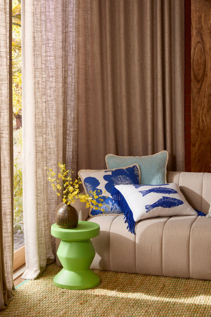 Sardines Blue 60x40cm Cushion