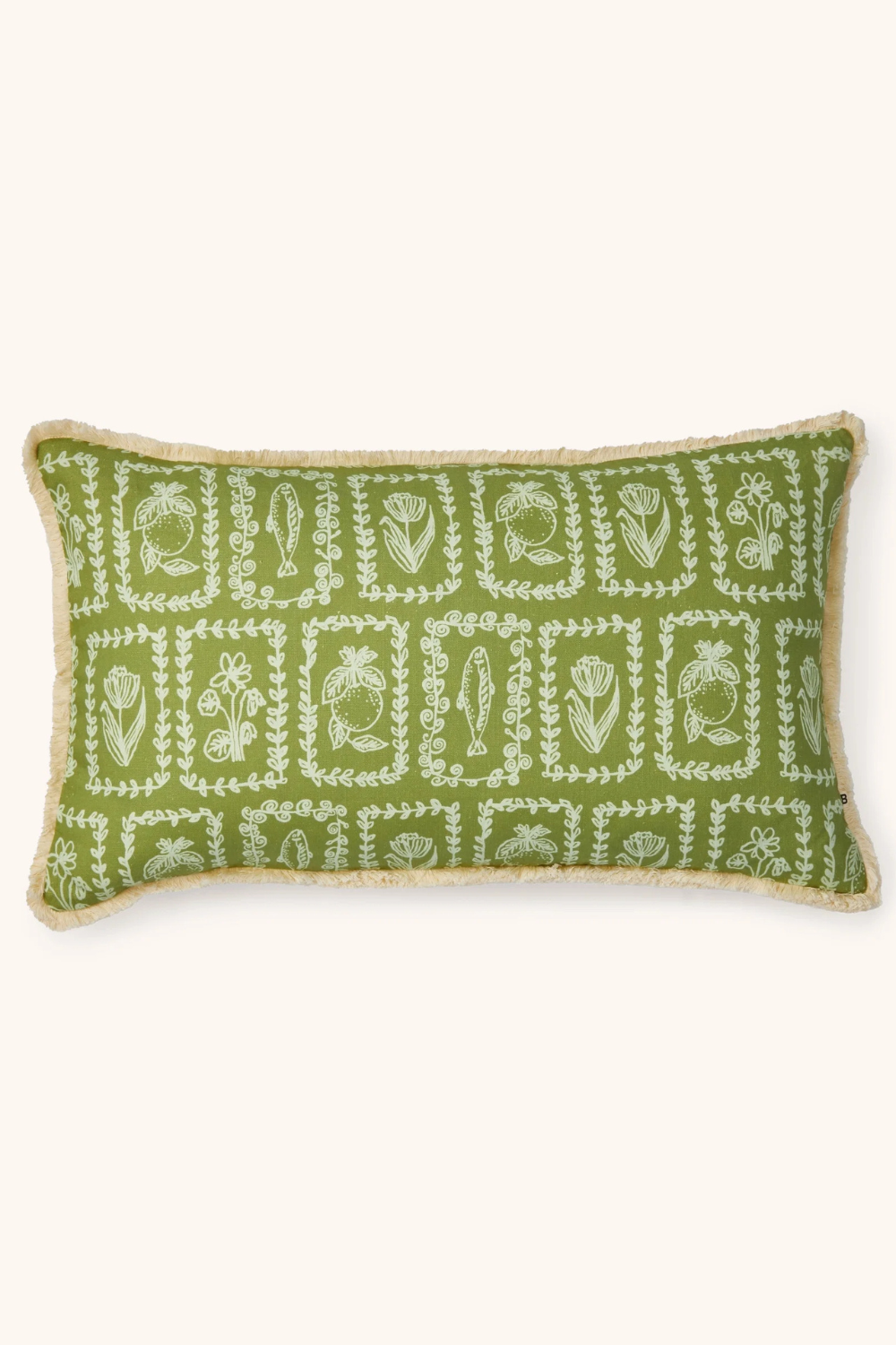 Petra Sage Linen Cushion