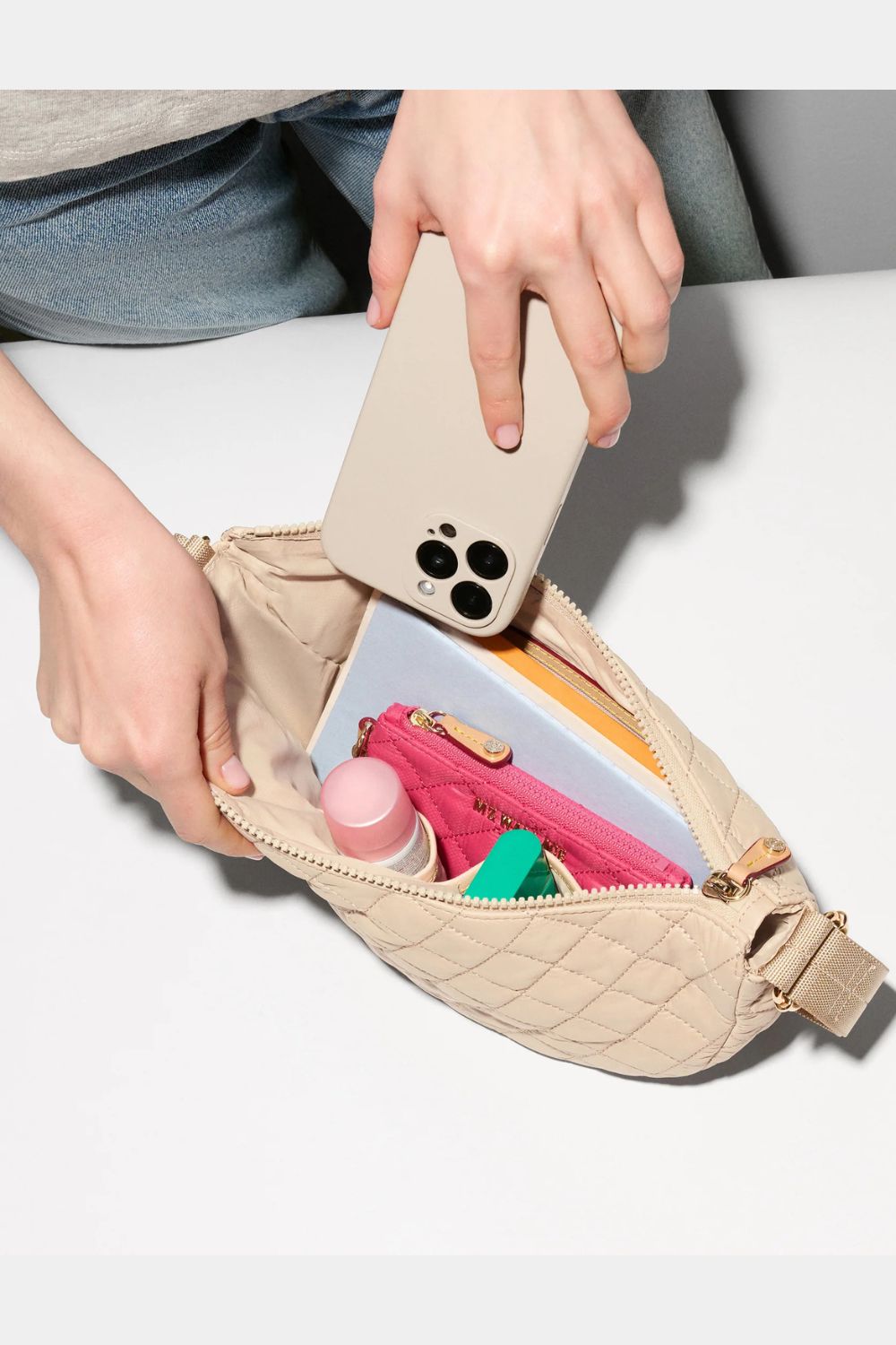Buff Small Metro Smile Bag
