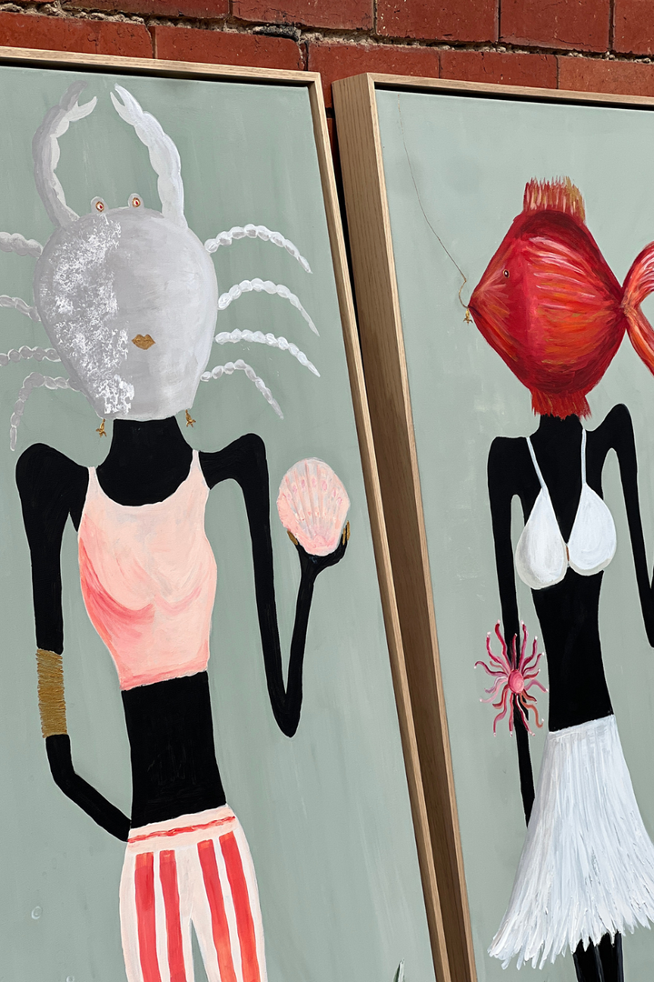 Mademoiselle Crabe + Madame Poisson - Julie Goutallier