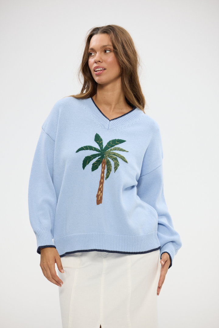 Fiji Knit - Sky Blue - Crate Expectations