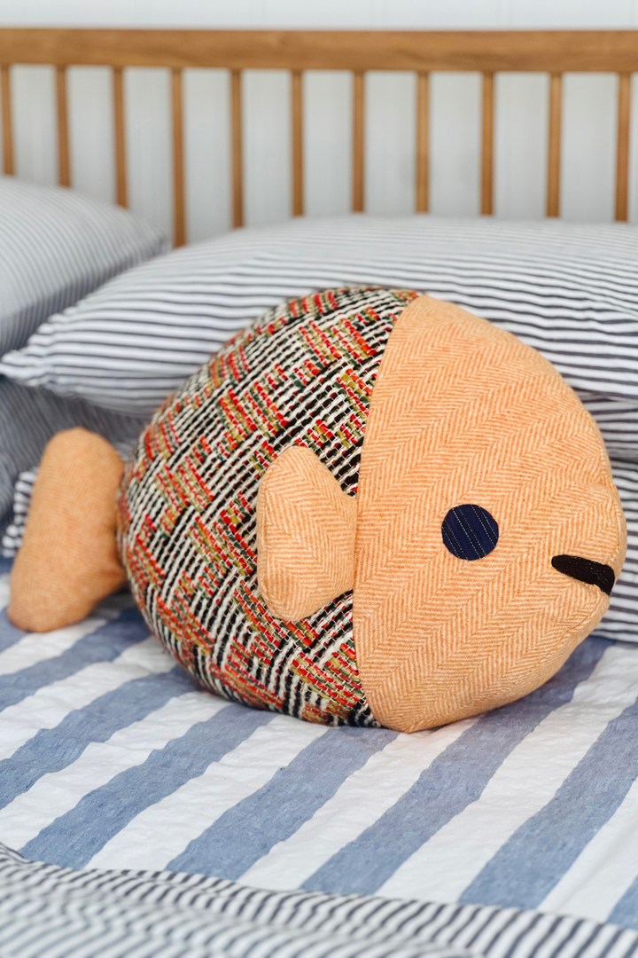 Loafty Puffer- Chic Orange Fish