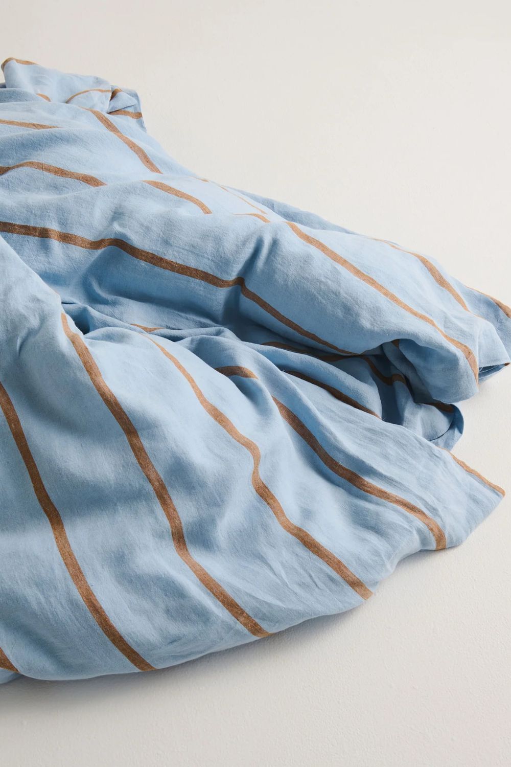 Como Stripe Linen Quilt Cover