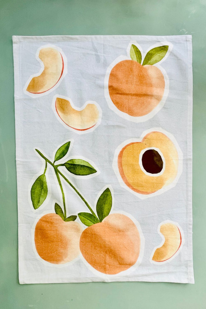 Peche Cotton Tea Towels - Set of 2