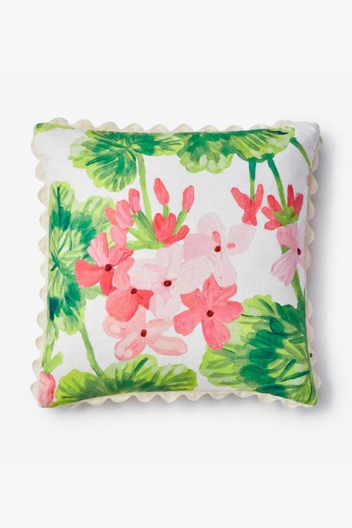 Geranium Multi Linen Cushion