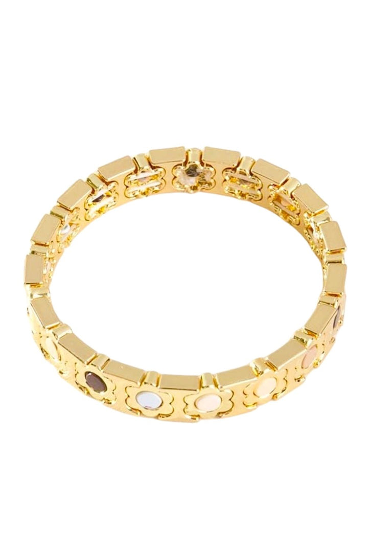 Daisy chain bracelet - Neutrals