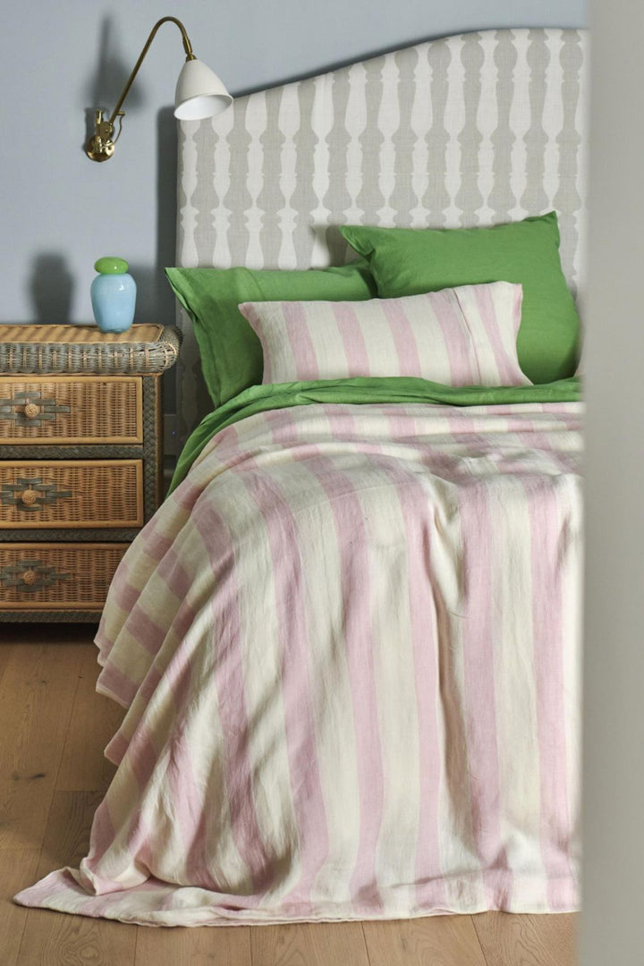 Candy Stripe Linen Quilt Cover
