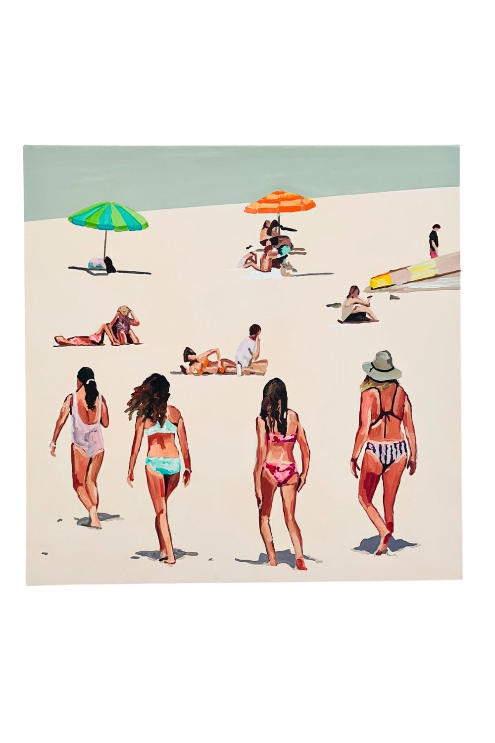 'Beach Day' Gina Debinski - Limited edition print on canvas - Crate Expectations
