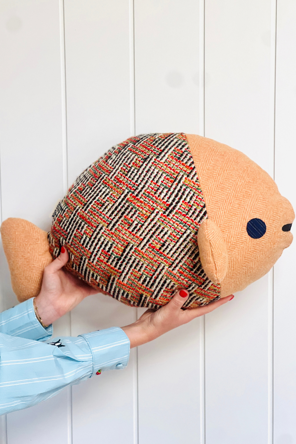 Loafty Puffer- Chic Orange Fish