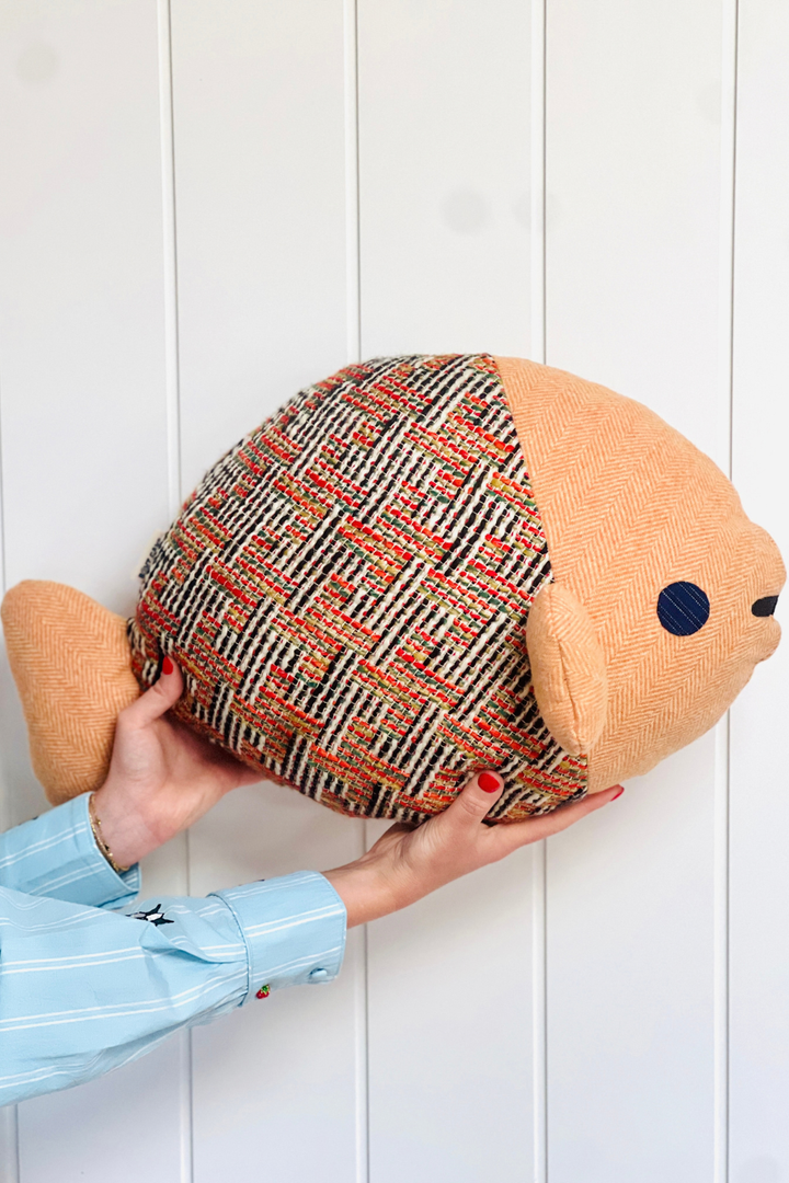 Loafty Puffer- Chic Orange Fish