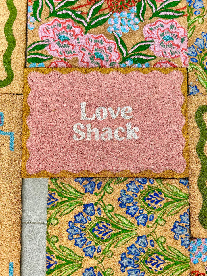 Love Shack Coir Doormat