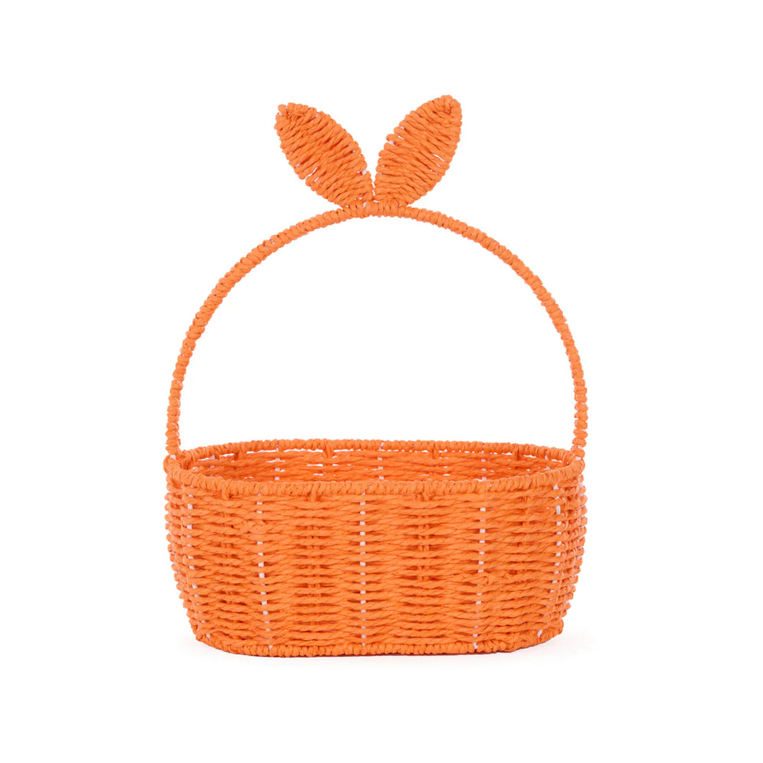 ORANGE OVAL BUNNY BASKET - Crate Expectations