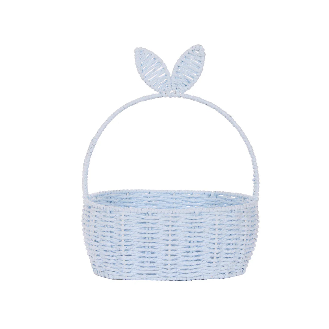 BLUE OVAL BUNNY BASKET - Crate Expectations