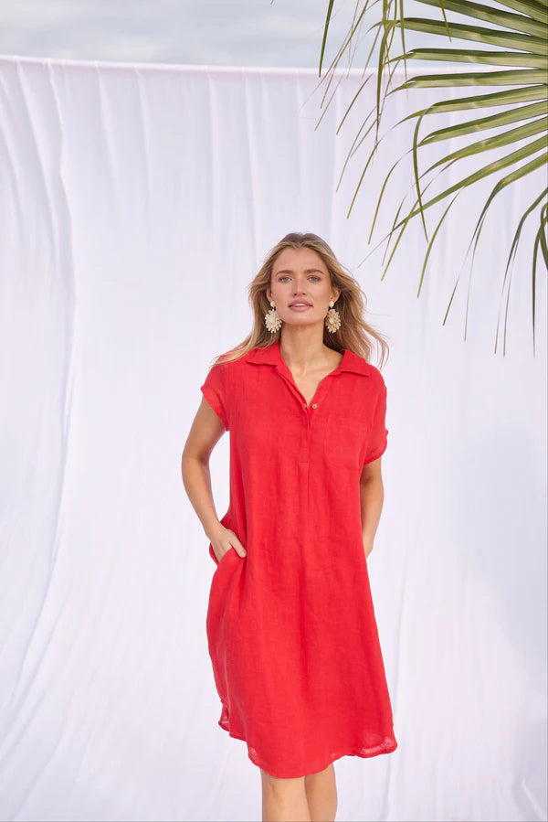 Ahoy Tunic - Red