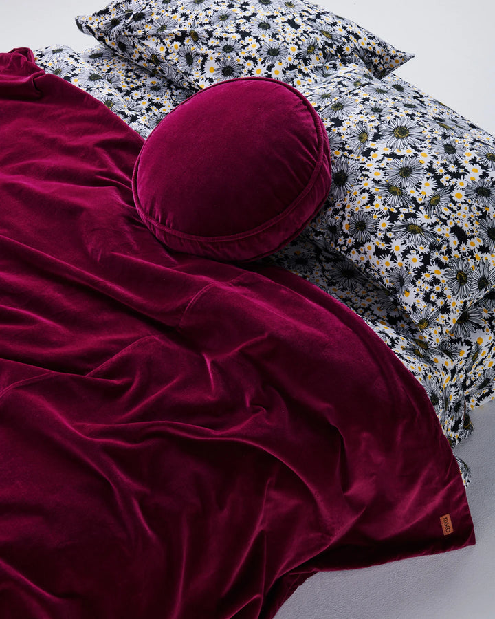 Anemone Velvet Quilt Cover