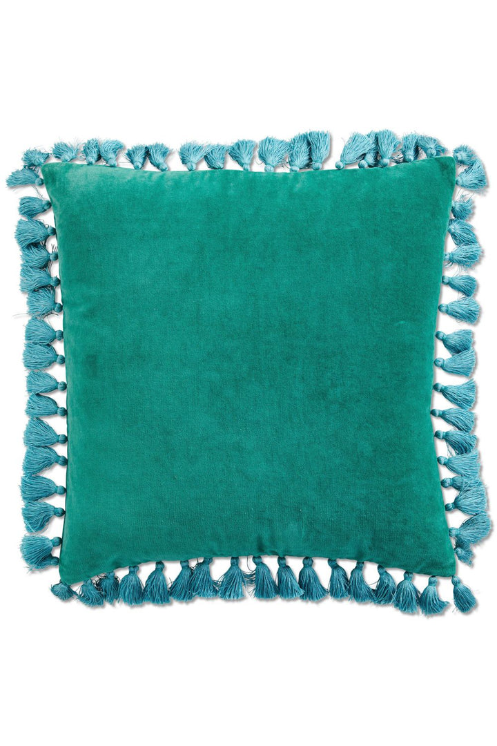 Latigo Bay Velvet Tassel Cushion One Size