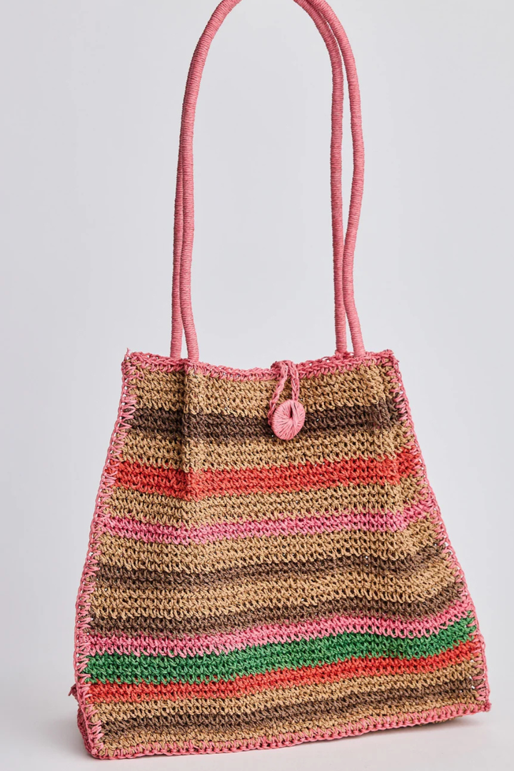 Weekend Tote - Pink Stripe