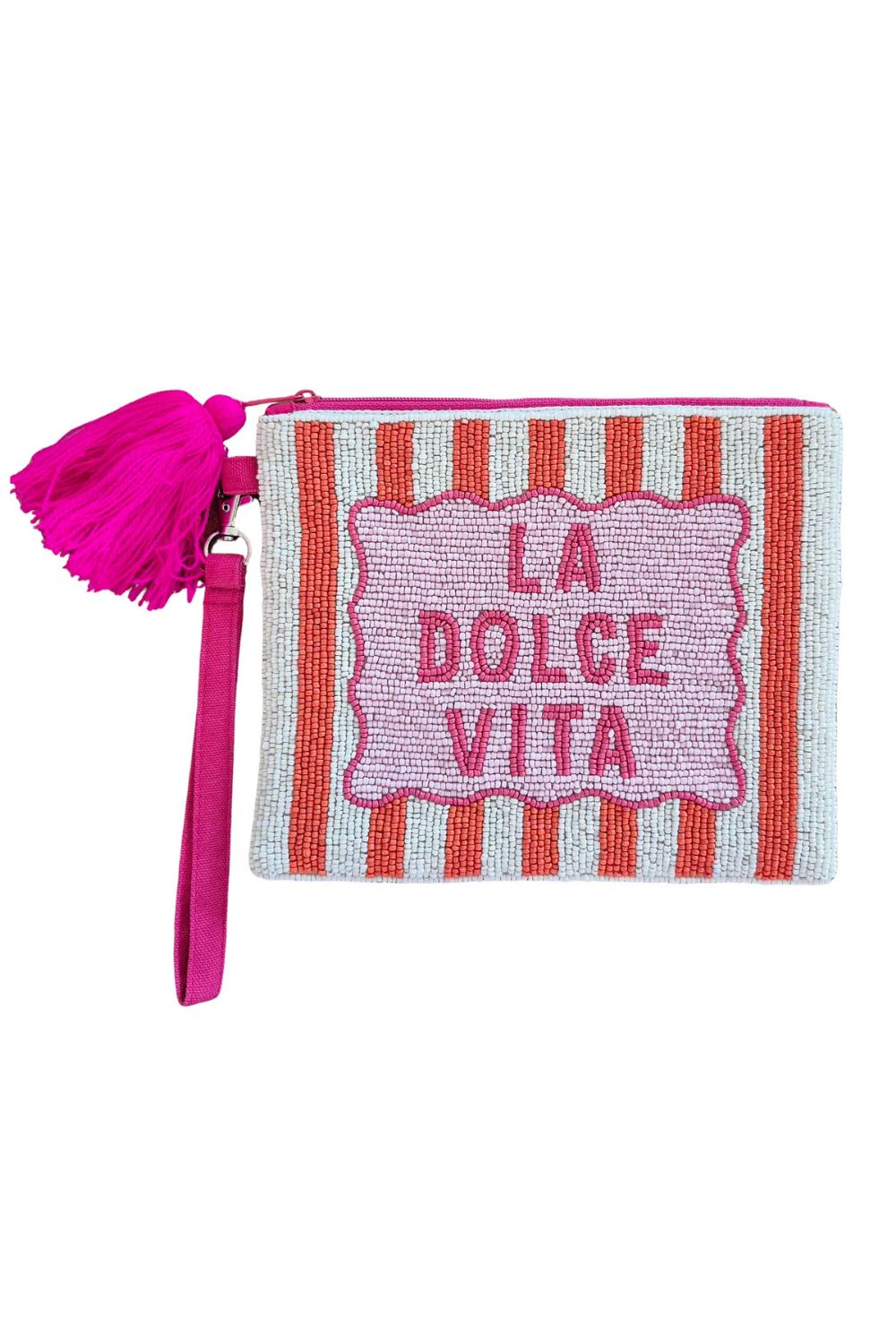 La Dolce Vita  Beaded Clutch