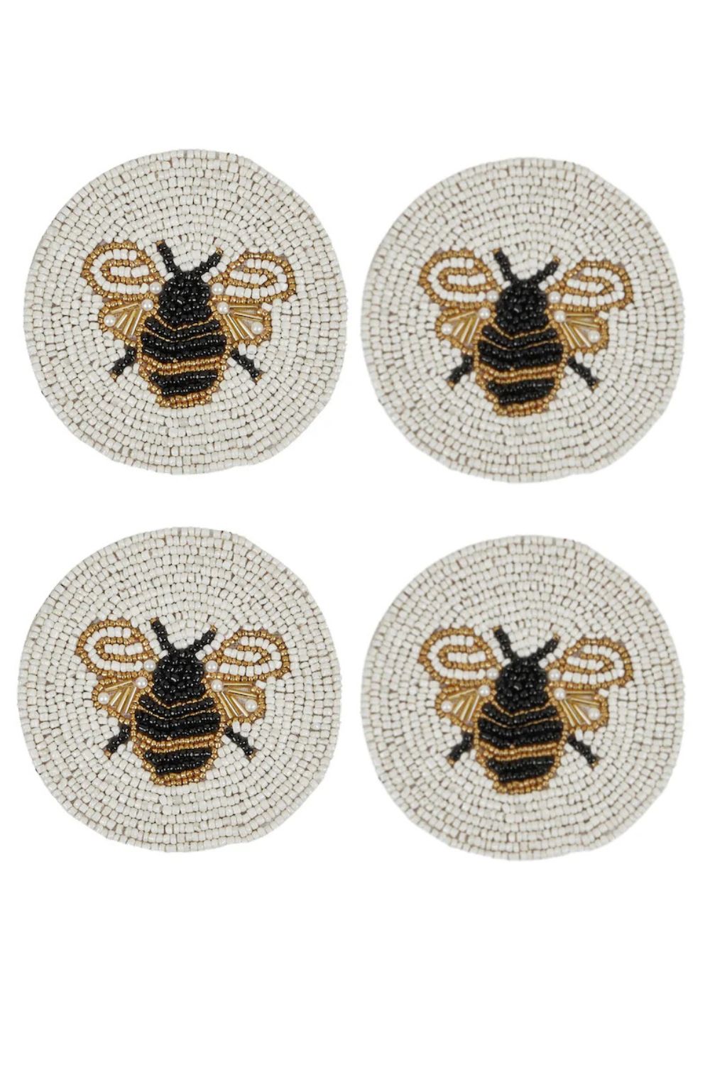 Bee Beaded Coasters - Crate Expectations