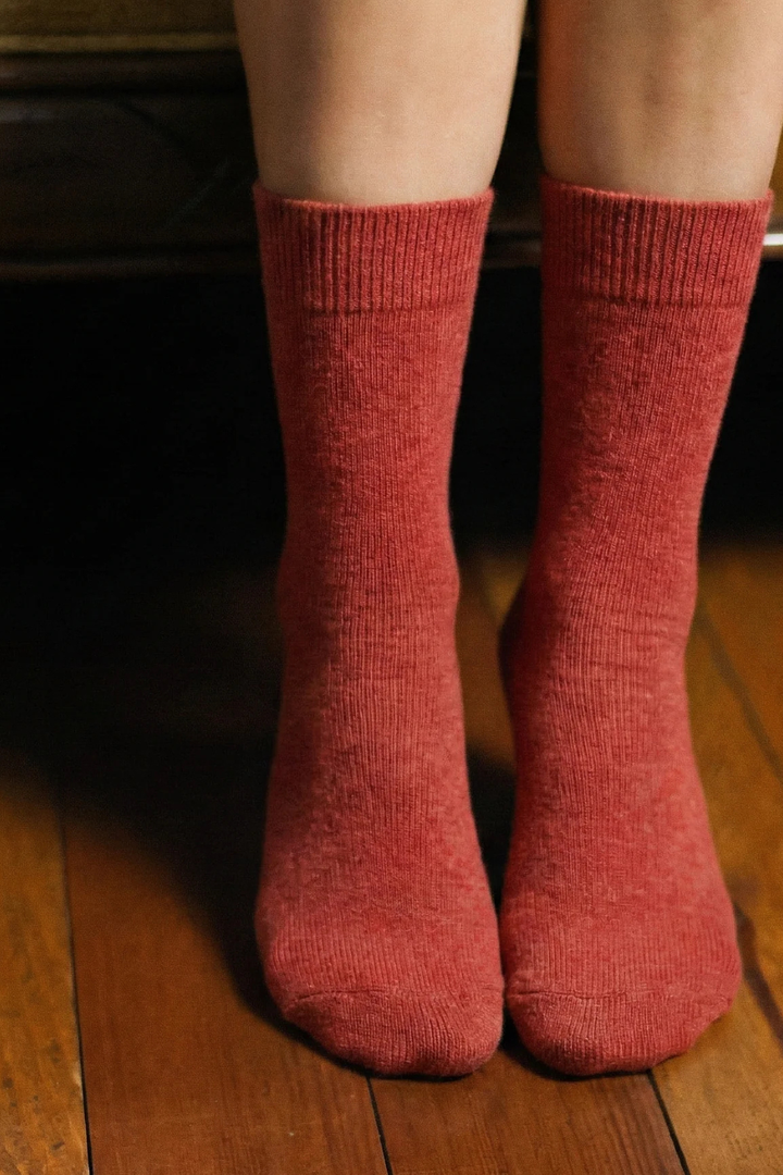 KLUE Merino Wool socks - Brick